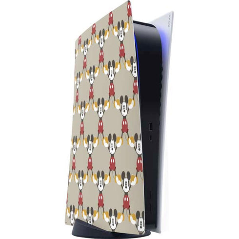 Disney Mickey Mouse Pattern Formation PS5 Digital Edition Console Skin