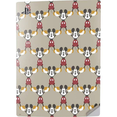 Disney Mickey Mouse Pattern Formation PS5 Digital Edition Console Skin
