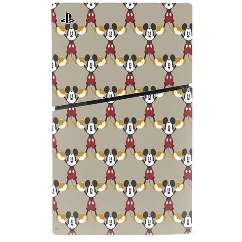 Disney Mickey Mouse Pattern Formation PS5 Slim Disk Bundle Skin