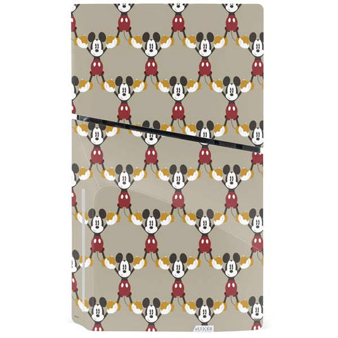 Disney Mickey Mouse Pattern Formation PS5 Slim Disk Console Skin