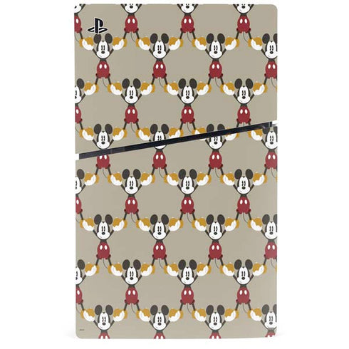 Disney Mickey Mouse Pattern Formation PS5 Slim Digital Edition Bundle Skin