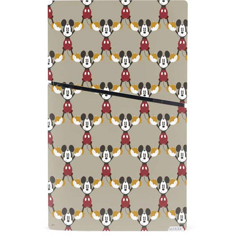 Disney Mickey Mouse Pattern Formation PS5 Slim Digital Edition Bundle Skin