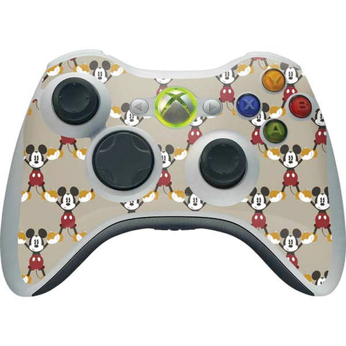 Disney Mickey Mouse Pattern Formation Xbox 360 Wireless Controller Skin