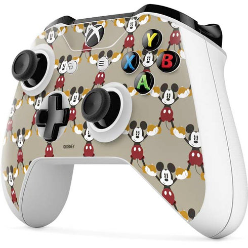 Disney Mickey Mouse Pattern Formation Xbox One S Controller Skin