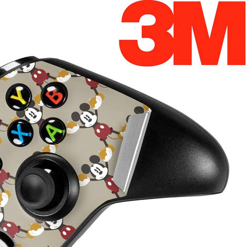 Disney Mickey Mouse Pattern Formation Xbox One S Controller Skin