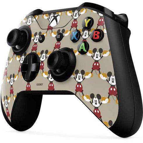 Disney Mickey Mouse Pattern Formation Xbox One X Controller Skin