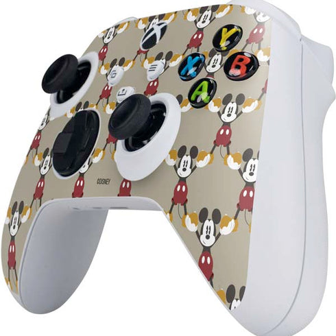 Disney Mickey Mouse Pattern Formation Xbox Series S Controller Skin