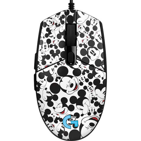 Disney Mickey Mouse Face Pattern G203 Prodigy RGB Wired Gaming Mouse Skin