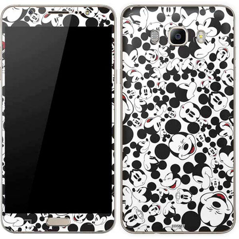Disney Mickey Mouse Face Pattern Galaxy J7 Skin