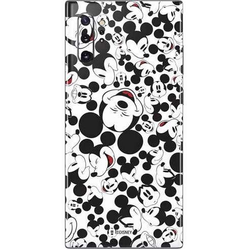 Disney Mickey Mouse Face Pattern Galaxy Note 10 Plus Skin