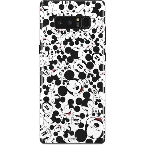Disney Mickey Mouse Face Pattern Galaxy Note 8 Skin