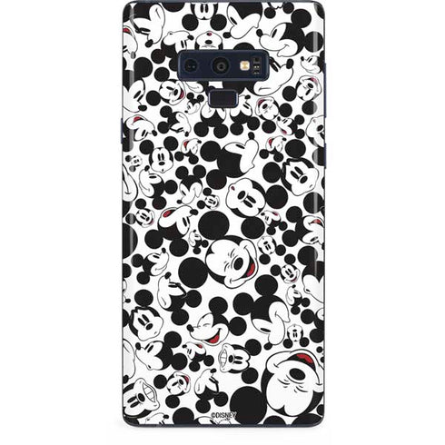 Disney Mickey Mouse Face Pattern Galaxy Note 9 Skin