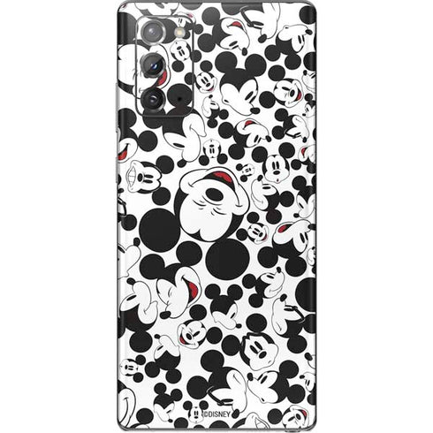 Disney Mickey Mouse Face Pattern Galaxy Note20 5G Skin