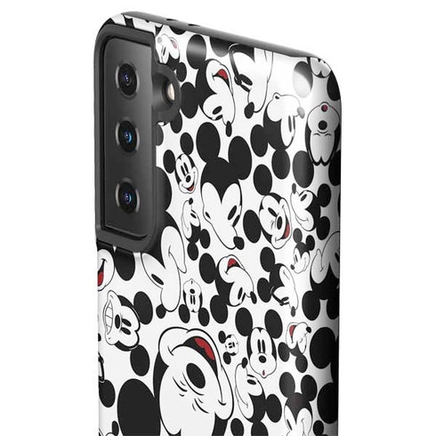 Disney Mickey Mouse Face Pattern Galaxy S21 FE Pro Case