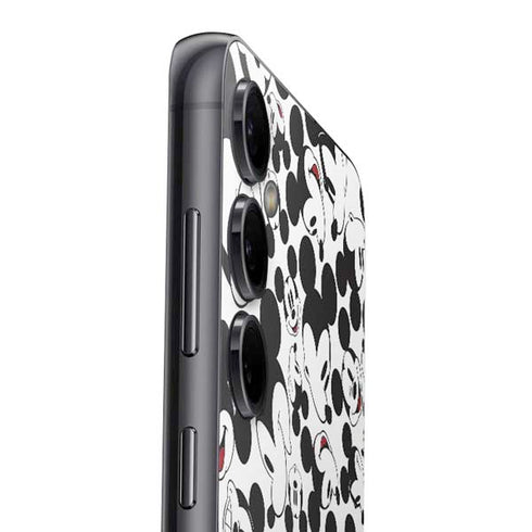 Disney Mickey Mouse Face Pattern Galaxy S23 FE Skin