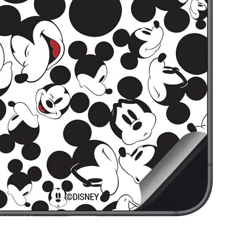 Disney Mickey Mouse Face Pattern Galaxy S23 FE Skin