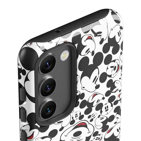 Disney Mickey Mouse Face Pattern Galaxy S23 Plus Pro Case
