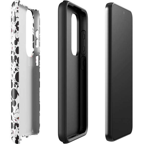 Disney Mickey Mouse Face Pattern Galaxy S23 Plus Pro Case