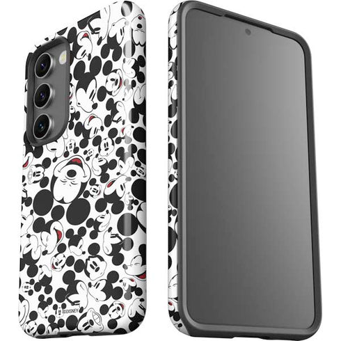 Disney Mickey Mouse Face Pattern Galaxy S23 Pro Case
