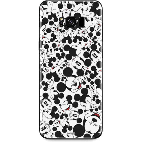 Disney Mickey Mouse Face Pattern Galaxy S8 Skin