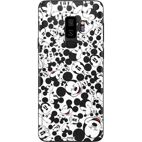 Disney Mickey Mouse Face Pattern Galaxy S9 Plus Skin