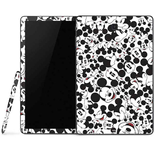 Disney Mickey Mouse Face Pattern Samsung Galaxy Tab Skin