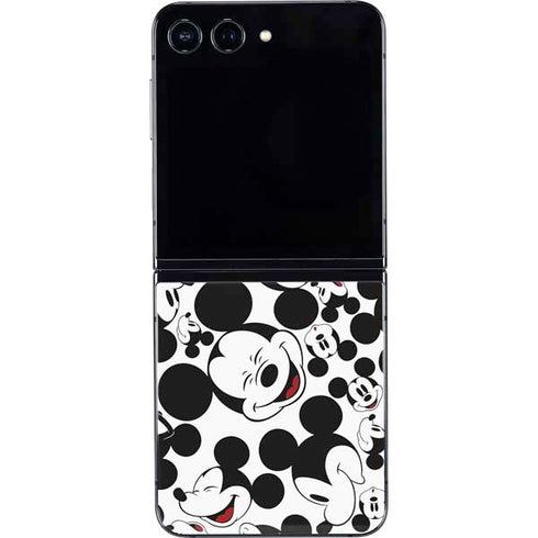 Disney Mickey Mouse Face Pattern Galaxy Z Flip5 5G Skin