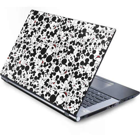 Disney Mickey Mouse Face Pattern Generic Laptop Skin