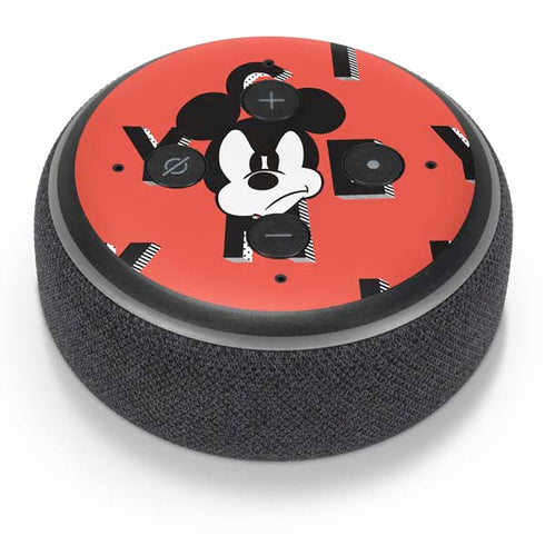 Disney Mickey Mouse Grumpy Face Amazon Echo Dot Skin