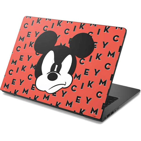 Disney Mickey Mouse Grumpy Face Dell Chromebook Skin