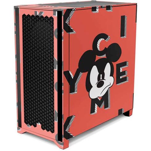 Disney Mickey Mouse Grumpy Face Corsair 4000D Tempered Glass Mid-Tower ATX Case Skin