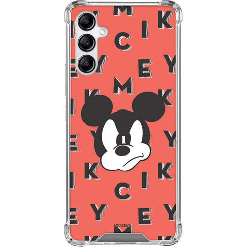 Disney Mickey Mouse Grumpy Face Galaxy A14 5G Clear Case
