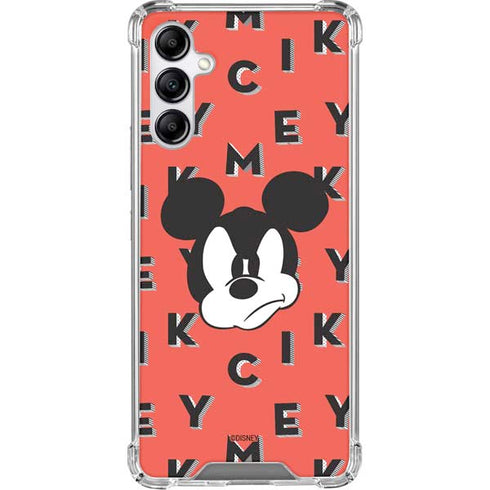 Disney Mickey Mouse Grumpy Face Galaxy A15 5G Clear Case