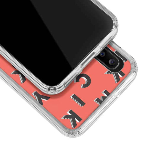 Disney Mickey Mouse Grumpy Face Galaxy A30 Clear Case