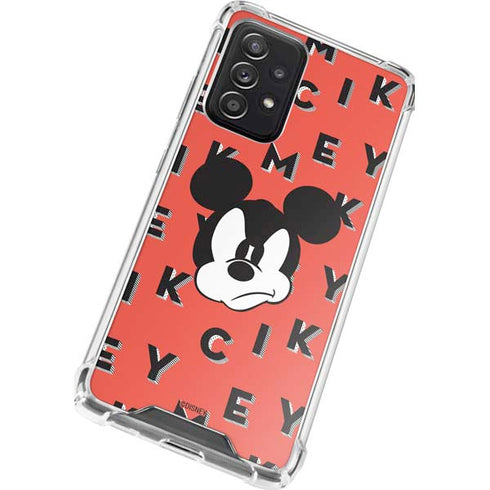 Disney Mickey Mouse Grumpy Face Galaxy A52 5G Clear Case