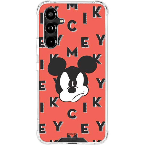 Disney Mickey Mouse Grumpy Face Galaxy A54 5G Clear Case