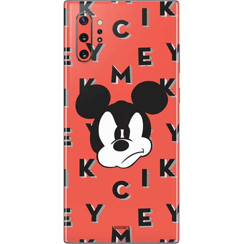 Disney Mickey Mouse Grumpy Face Galaxy Note 10 Plus Skin