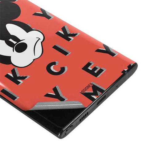 Disney Mickey Mouse Grumpy Face Galaxy Note 10 Plus Skin
