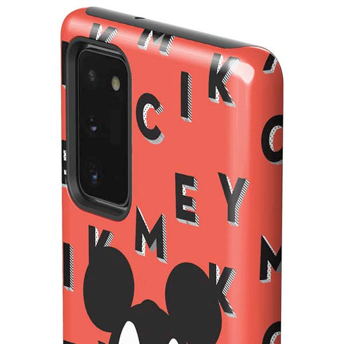 Disney Mickey Mouse Grumpy Face Galaxy Note20 5G Pro Case