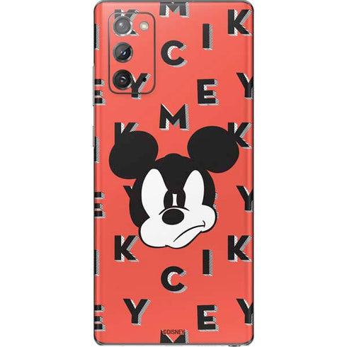 Disney Mickey Mouse Grumpy Face Galaxy Note20 5G Skin