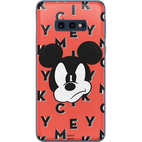 Disney Mickey Mouse Grumpy Face Galaxy S10e Skin