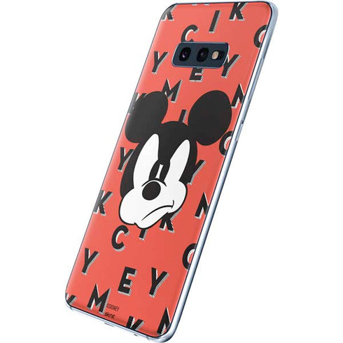 Disney Mickey Mouse Grumpy Face Galaxy S10e Skin