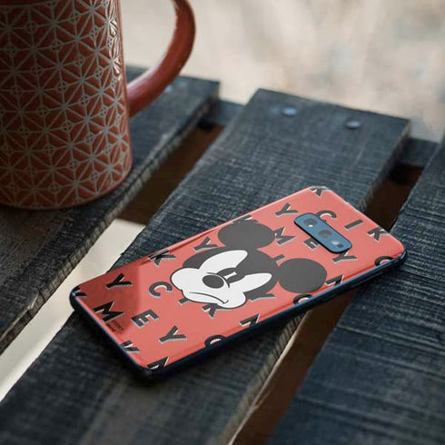 Disney Mickey Mouse Grumpy Face Galaxy S10e Skin