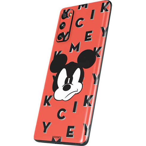 Disney Mickey Mouse Grumpy Face Galaxy S20 Fan Edition Skin