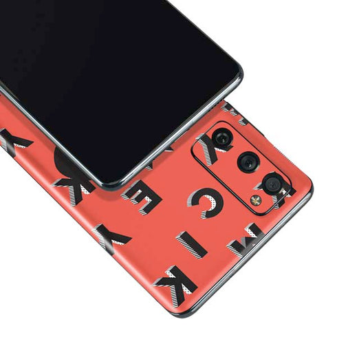 Disney Mickey Mouse Grumpy Face Galaxy S20 Fan Edition Skin