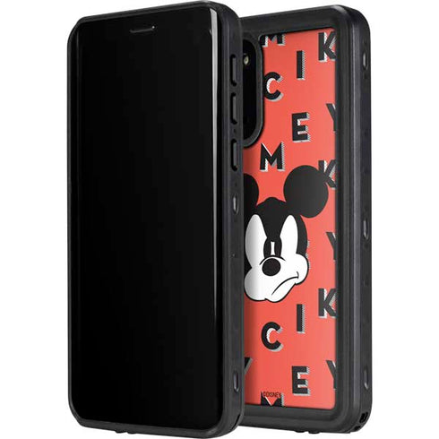 Disney Mickey Mouse Grumpy Face Galaxy S20 Plus Waterproof Case