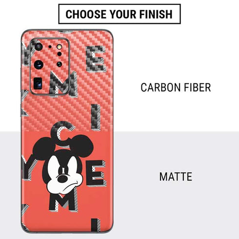 Disney Mickey Mouse Grumpy Face Galaxy S20 Ultra 5G Skin