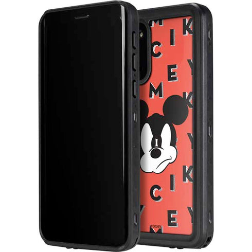 Disney Mickey Mouse Grumpy Face Galaxy S20 Waterproof Case
