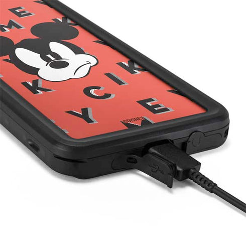 Disney Mickey Mouse Grumpy Face Galaxy S20 Waterproof Case