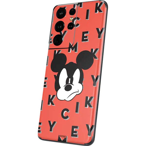 Disney Mickey Mouse Grumpy Face Galaxy S21 Ultra 5G Skin